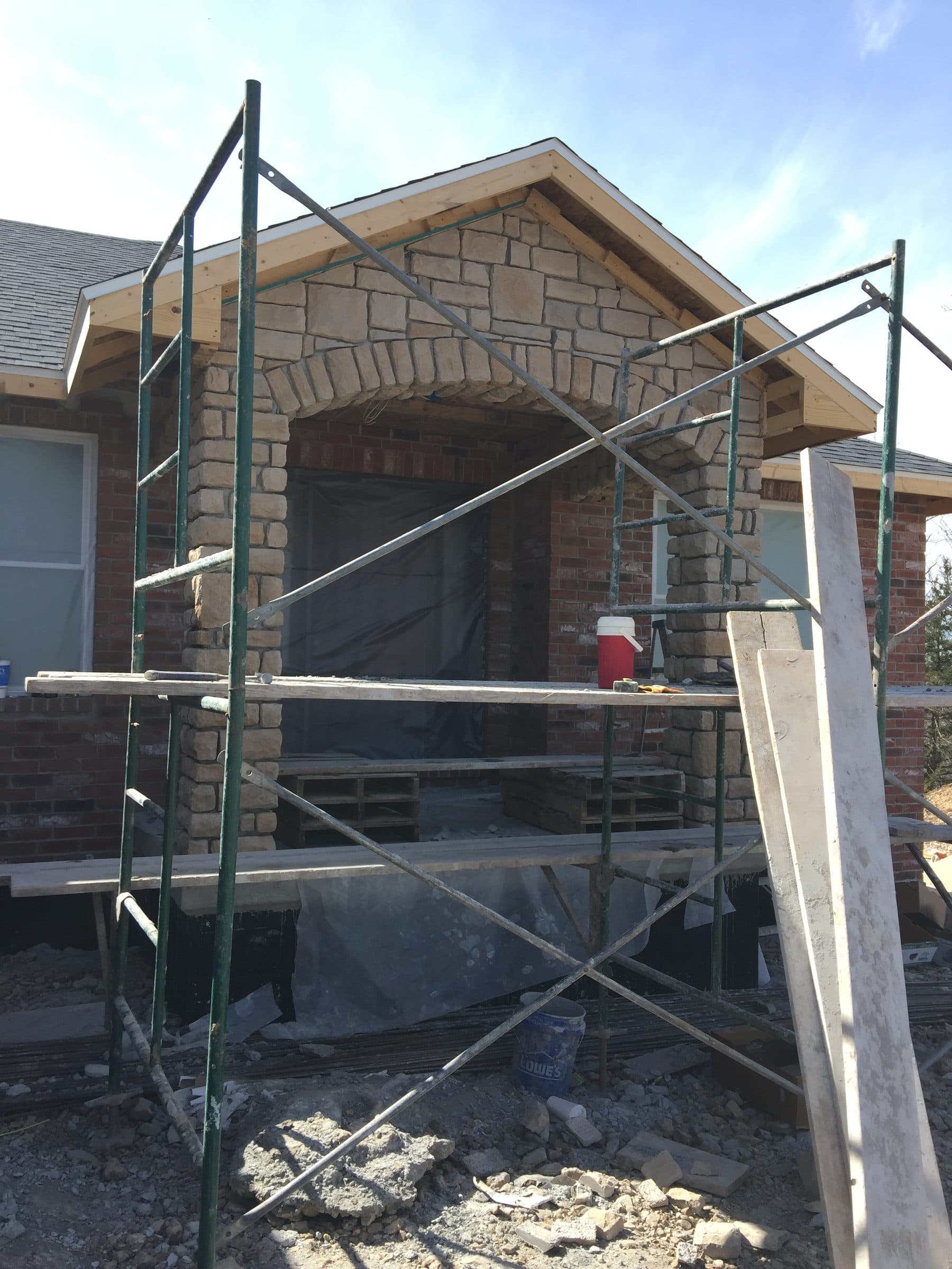 Stone arch entry (in progress)