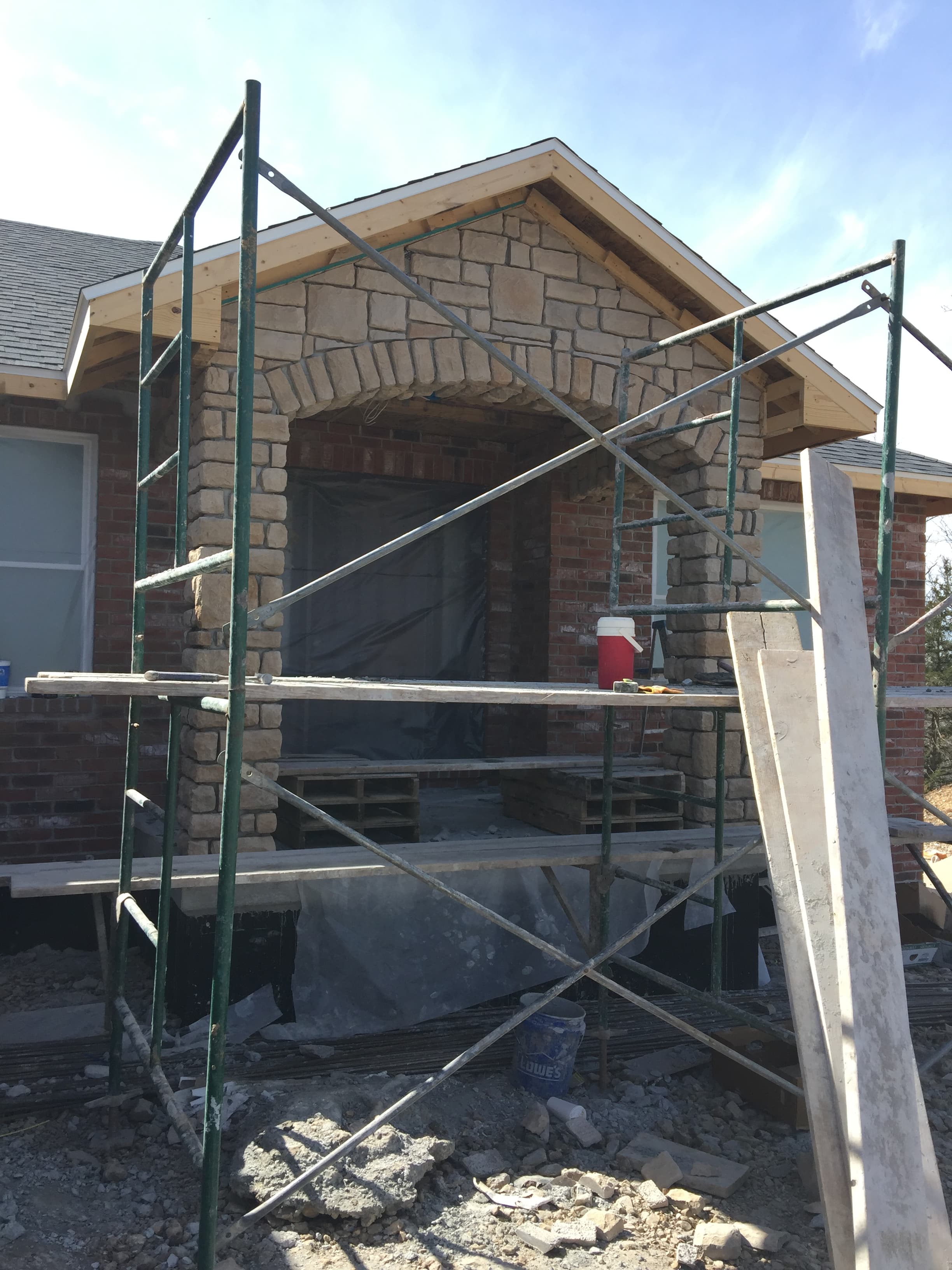 Stone arch entry (in progress)